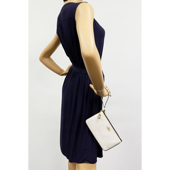 Coach Coach Ivory Calf Wristlet Wallet F29398 Leather Clutch Bag F29398 - Picture 2 of 5